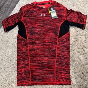Under Armour Men's Red compression Shirt